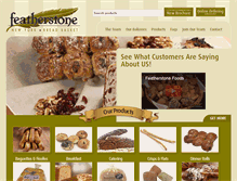 Tablet Screenshot of featherstonefoods.com